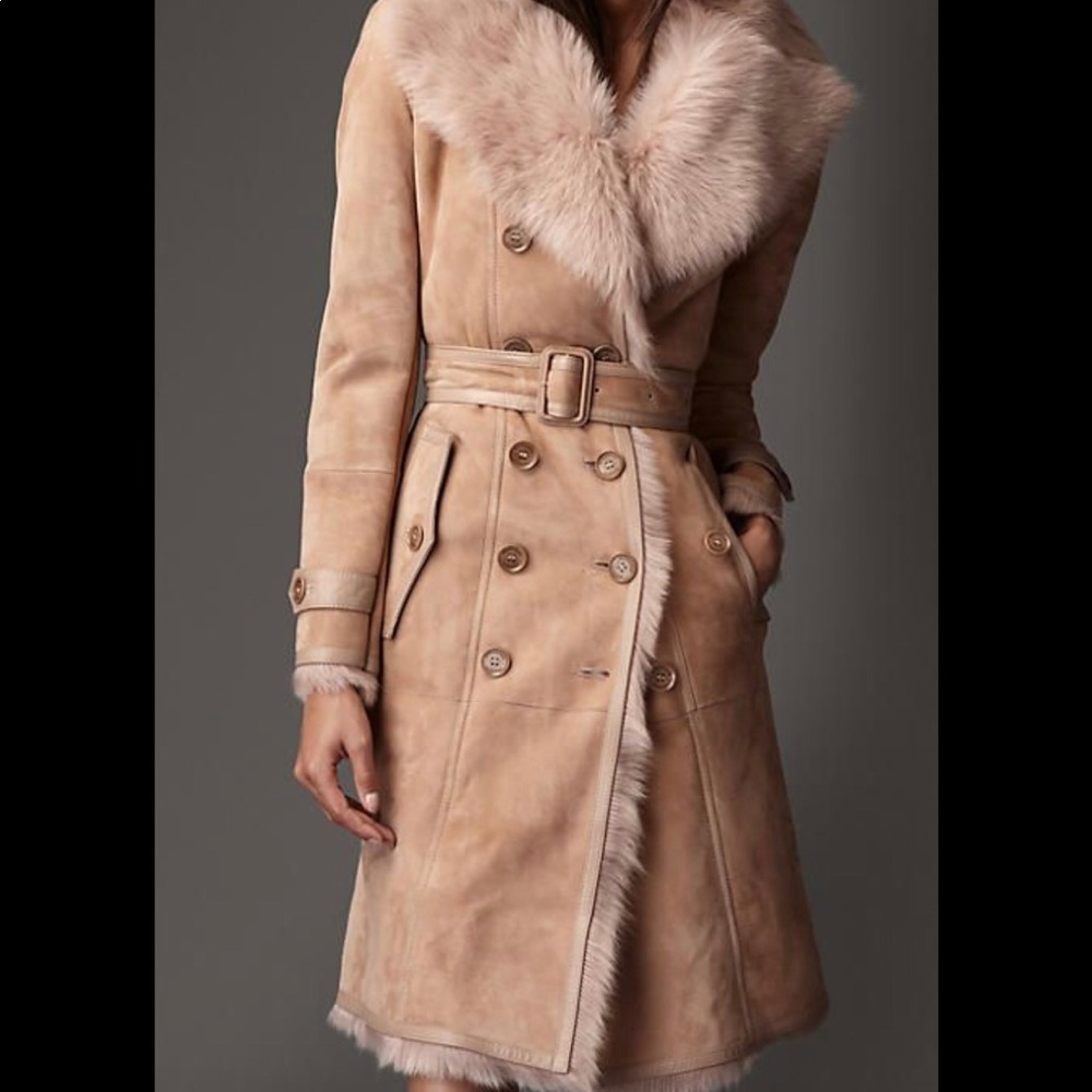 (FOUND!!) ISO: Burberry Shearling Trench Coat, Sz 4-6
